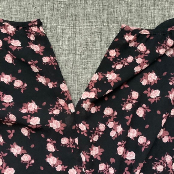 New Michael Kors Black / DstyRose Romper Size 6 - Picture 10 of 16